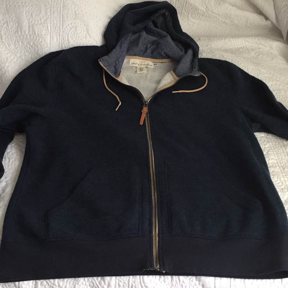 Men’s H&M zip front hooded sweatshirt